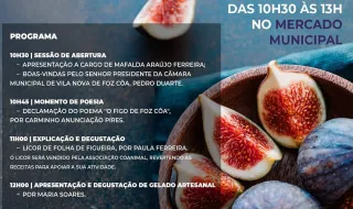 VILA NOVA DE FOZ CÔA: Mercadinho do Figo leva tradição e sabores locais ao Mercado Municipal