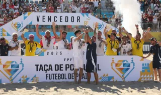 GD Sesimbra conquista pela primeira vez a Taça de Portugal de futebol de praia