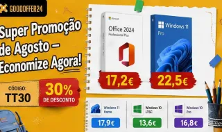 Pôr o PC em ordem antes de setembro com Office 2024 por 17,2€