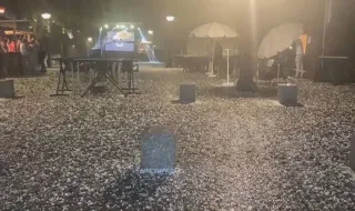 Chuva, granizo e vento forte: fenómeno meteorológico extremo causa estragos no Norte do país
