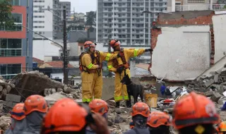 Desabamento de prédio no Brasil faz pelo menos dois mortos e deixa seis desaparecidos