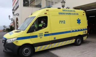Motociclista ferido após colisão com carro na Camacha