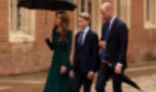 Príncipe William e Kate Middleton levam George à escola no primeiro dia de aulas no colégio de Eton