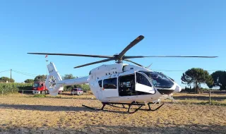 Dois feridos graves em colisão entre mota e trotinete em Almeirim