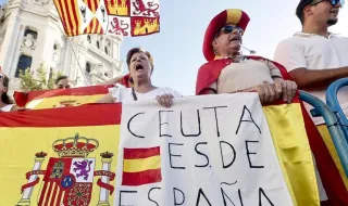 Las imágenes de las concentraciones en diferentes ciudades de España en apoyo a Ceuta