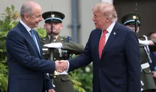 Trump defende que reunificação da Irlanda "vai acontecer eventualmente"