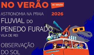 VILA DE REI: Observação do Sol na Praia Fluvial do Penedo Furado no dia 4 de setembro