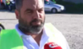 Manifestação em Espinho contra preço dos combustíveis e custo de vida