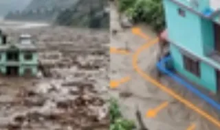A casa que resistiu às devastadoras cheias repentinas no Nepal e salvou uma família