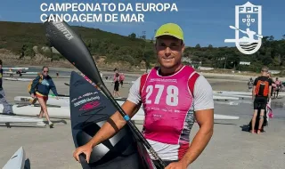 Bernardo Pereira e Constança Frazão campeões europeus de canoagem de mar