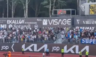 Houve confusão ao intervalo na bancada portista
