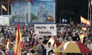 Así han sido las manifestaciones en apoyo a Ceuta en las ciudades de España