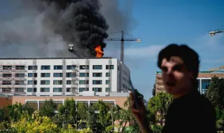 Incendio en un hotel en construcción en Sevilla