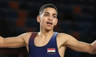 Lutador egípcio Mohamed Mustafa Ali al Shami foge dos Jogos do Mediterrâeo