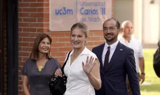 La princesa Leonor ya está en clase: así es su primer día en la universidad pública Carlos III