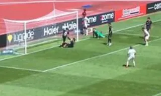 Autogolo da Académica no jogo com o Lusitânia Lourosa candidato a momento mais caricato da época