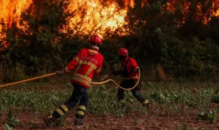 Incêndio na Quinta de Santo António em Setúbal já foi dominado