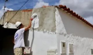 Habitações reabilitadas 
por voluntários no 
concelho de Odemira