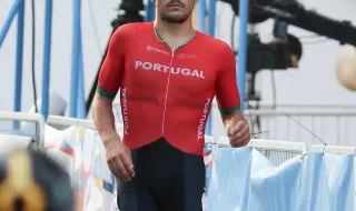Patinador Miguel Bravo ficou com o bronze na maratona dos Jogos do Mediterrâneo