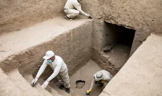 Descoberta tumba com restos mortais de 38 pessoas em antiga cidade pré-hispânica no Peru