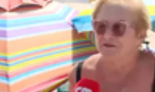 "Hoje está calor a mais!": banhistas aproveitam temperaturas elevadas com ida à praia no Algarve