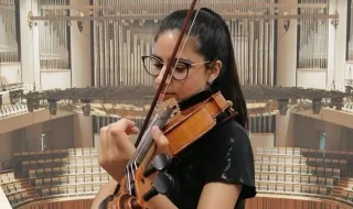 Violinista de Portel Isa Colaço distinguida em competição internacional de música