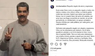 Maduro reaparece em fotos no Instagram e diz que está "firme"