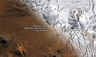Num belo dia, o deserto do Atacama acordou coberto de neve
