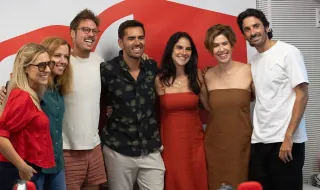Fábio Porchat e elenco de "Agora É Que São Elas!" passaram pelo Café da Manhã da RFM