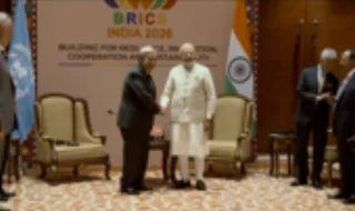 António Guterres reúne-se com primeiro-ministro indiano em véspera da cimeira dos BRICS