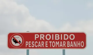 Praias interditas a banhos
