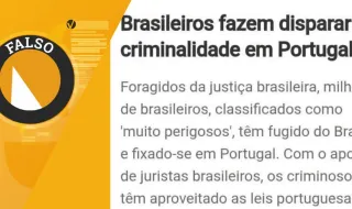 Criminalidade em Portugal: esta notícia é verdadeira e foi divulgada pela imprensa brasileira? A SIC Verifica