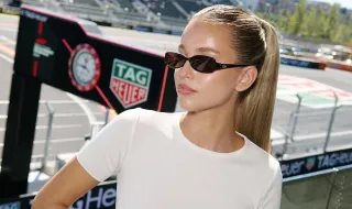 Margarida Corceiro foi ao GP de Espanha, mas não para ver Lando Norris (fotos)