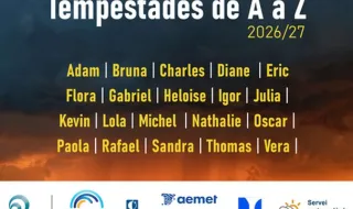 As tempestades que vão ganhar nome na Europa