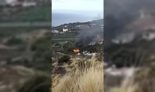 Muere un hombre en La Palma durante el incendio de su vivienda